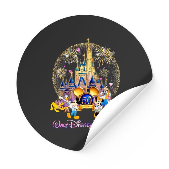 50th Anniversary Walt Disney World Sticker