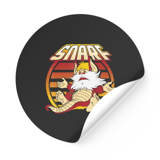 Discover Thundercat Merch Sticker Snarf Retro Sunset Portrait