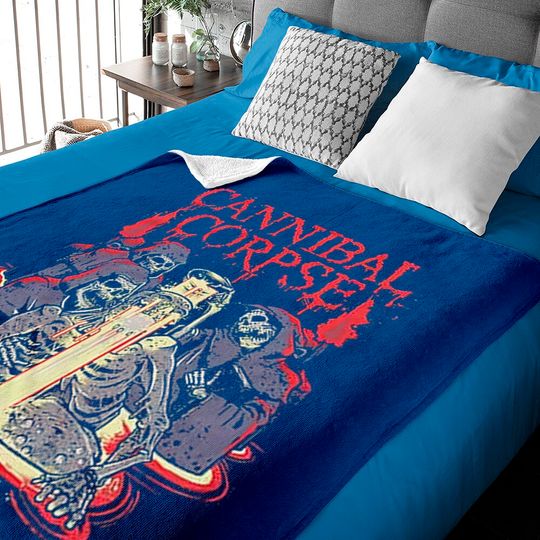 Juakza Cannibal Corpse Baby Blankets Mens Cotton Baby Blanket Fashion Round Neck Short Sleeve Tops Baby Blanket