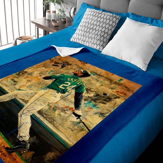 Ken Griffey, JR. Retrocolor - Ken Griffey Jr - Baby Blankets