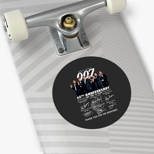 James Bond Anniversary Sticker