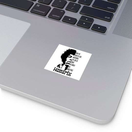 Jimi Hendrix Quote Sticker