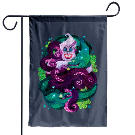 Witches Garden Flags Disney The Little Mermaid Ursula Sea Witch Painting