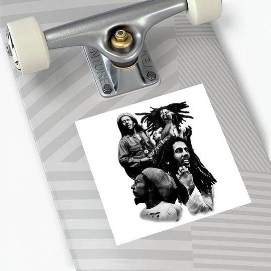 Bob Marley Quad Photo Sticker