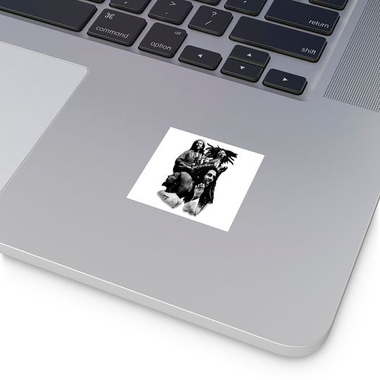 Bob Marley Quad Photo Sticker