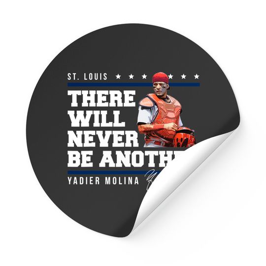 Yadier Molina Never Be Another Sticker - Apparel