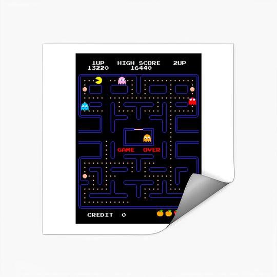 Pacman Video Game Sticker