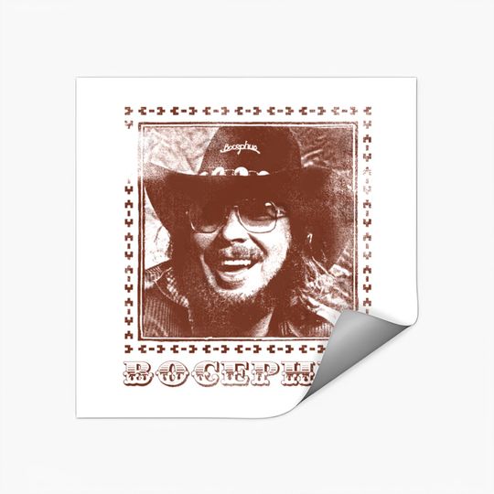 Hank Williams Jr - Vintage Faded Style Fan Design - Hank Williams Jr - Sticker