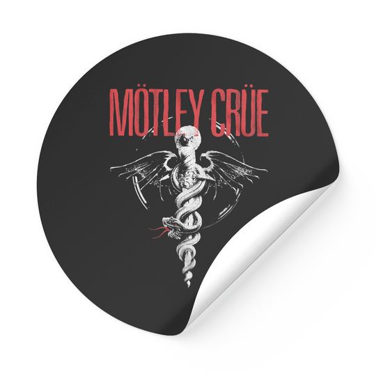 Motley Crue 1981 American Heavy Metal Rock Band Dr Feel Good Sticker