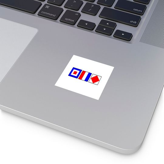 Whiskey Tango Foxtrot Signal Flag Sticker Wtf Nautical Flag