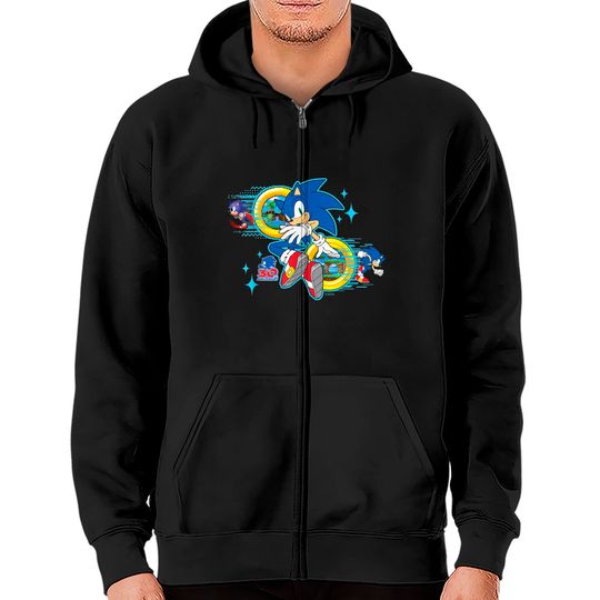 Sonic the Hedgehog's 30th Anniversary Zip Hoodies Zip Hoodies