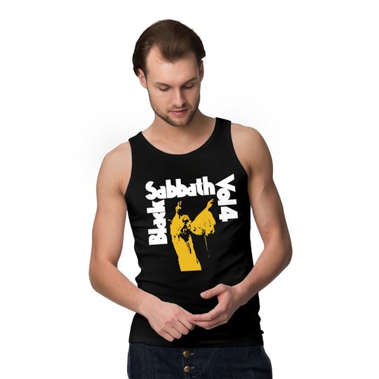 Black Sabbath Vol. 4 Vintage Coal Tank Tops