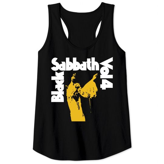 Black Sabbath Vol. 4 Vintage Coal Tank Tops