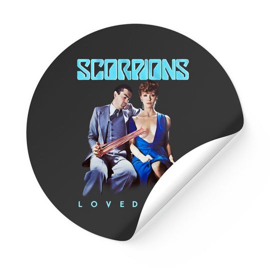 Scorpions German Rock Band Melty Black Adult Sticker Sticker