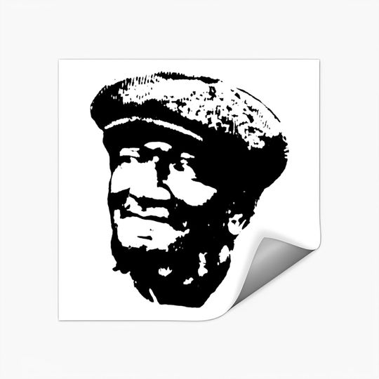 Sanford & Son Sticker Redd Foxx Fred Revolution Red Adult Sticker Sticker