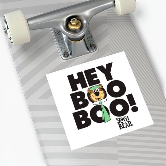 Yogi Bear Hey Boo Boo Sticker