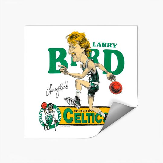 New Larry Bird Vintage 1980s Boston Sticker Size Usa