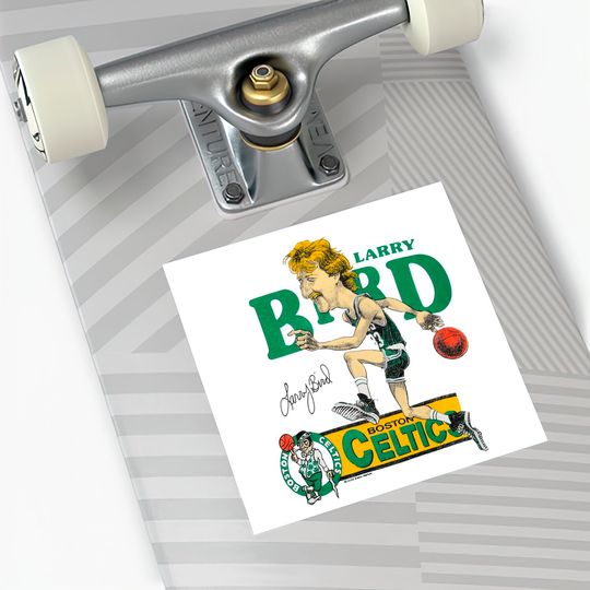 New Larry Bird Vintage 1980s Boston Sticker Size Usa