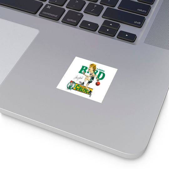 New Larry Bird Vintage 1980s Boston Sticker Size Usa