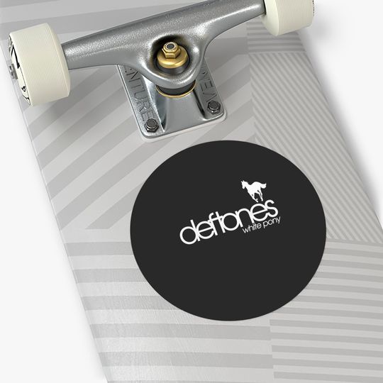 Deftone White Pony Sticker