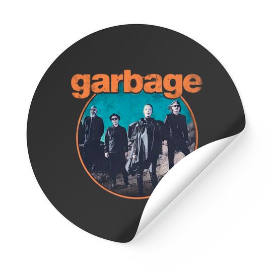 American Classics Garbage Band Logo & Band Image Sticker