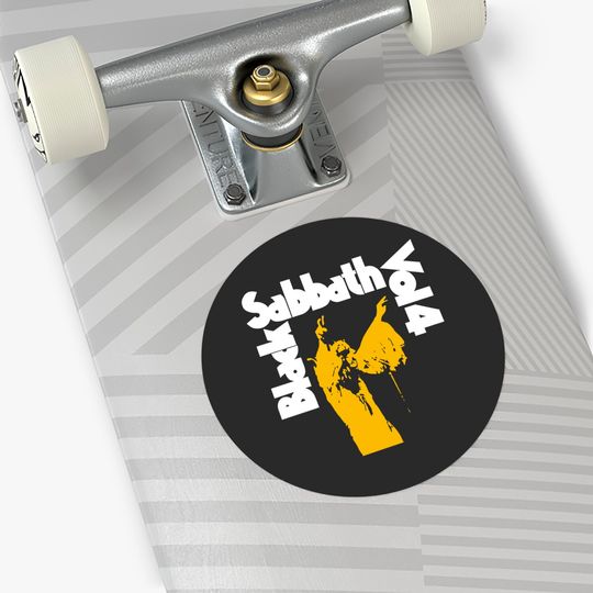 Black Sabbath Vol. 4 Vintage Coal Sticker