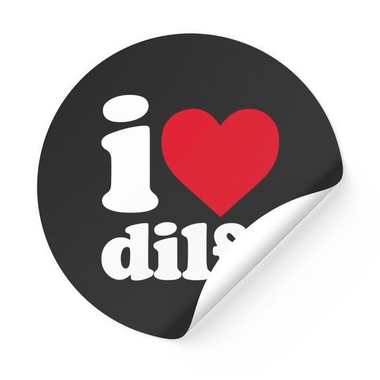 I Love Dilfs Pullover Sticker