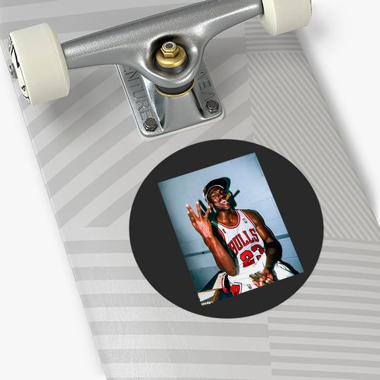 Vintage Michael Jordan Threepeat Men's Sticker