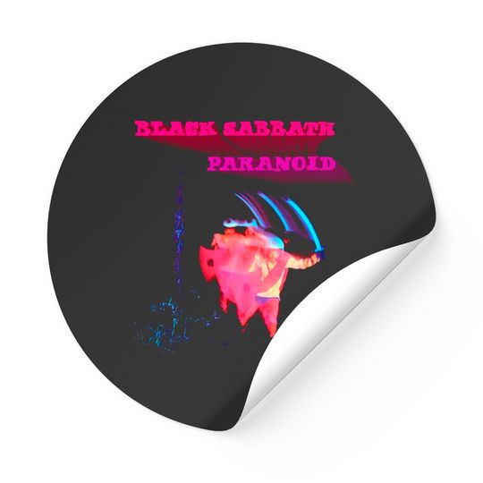 Black Sabbath Paranoid Ozzy Osbourne Tony Iommi Sticker Sticker