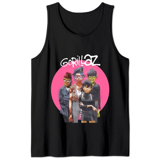 Hot Topic Gorillaz Humanz Group Tank Tops