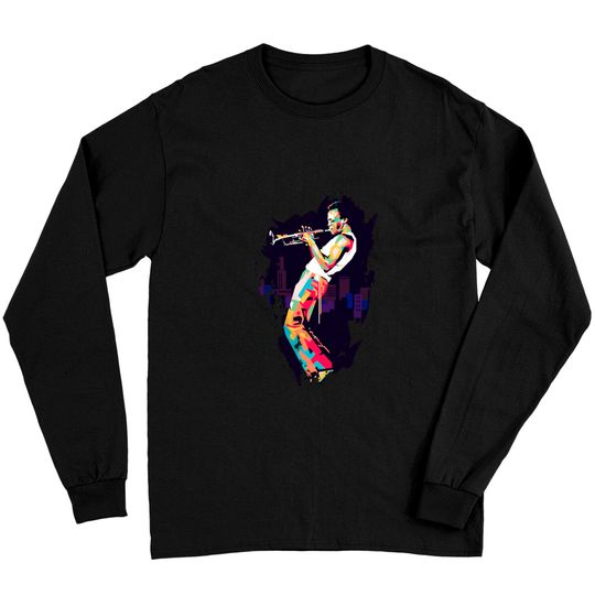 miles davis WPAP - Miles Davis - Long Sleeves