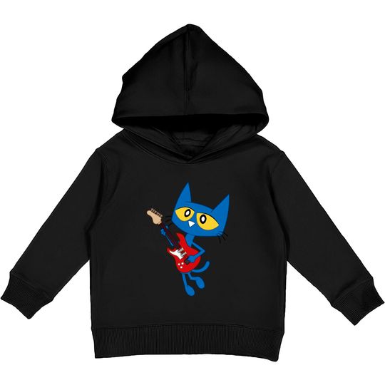 Music ! - Pete The Cat - Kids Pullover Hoodies