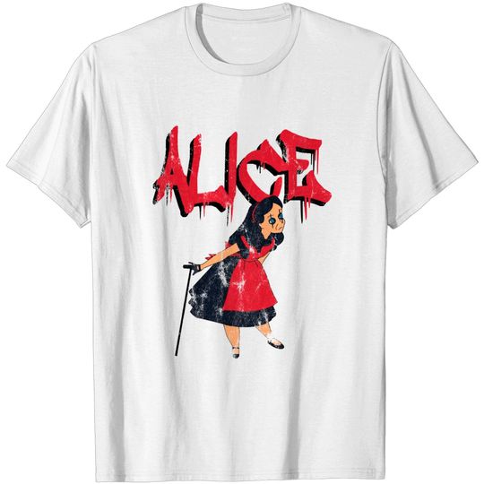 Alice In Wonderland Vs Alice Cooper - Alice Cooper - T-Shirt