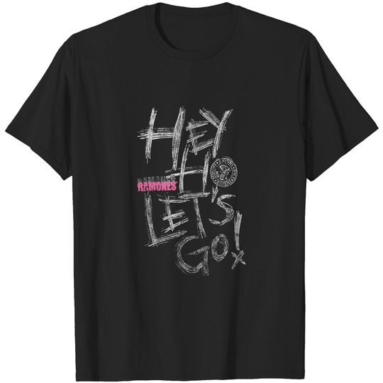The Ramones Hey Ho Lets Go Punk Rock Tee T-Shirt