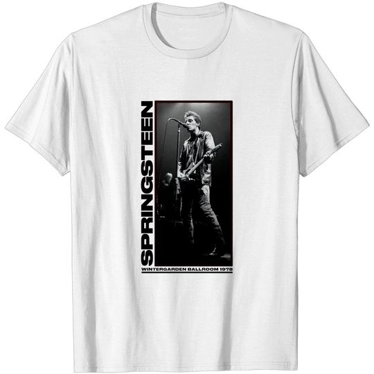 Bruce Springsteen Unisex Tee: Wintergarden Photo