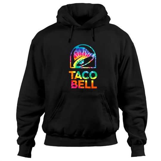 Taco Bell Tie-Dyed Logo Hoodies