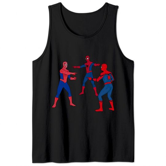 Spider Man Meme Tank Tops