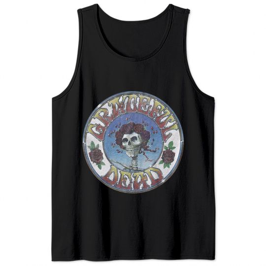 Grateful Dead Skull and Roses Tank Tops