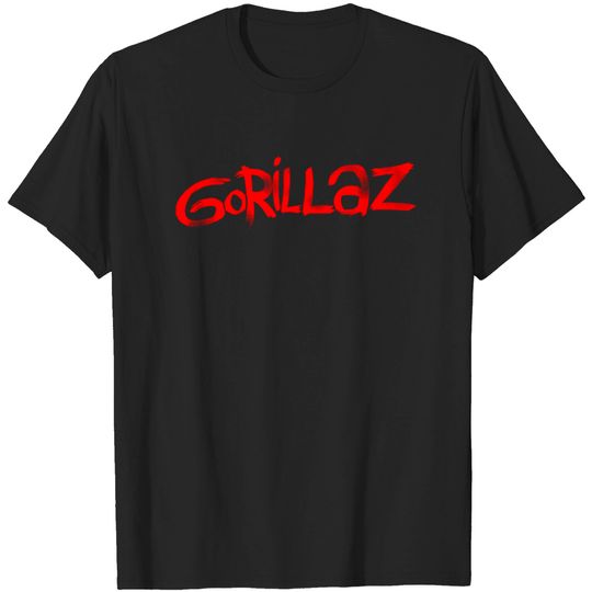 gorillaz Distressed Grunge text - Gorillaz - T-Shirt