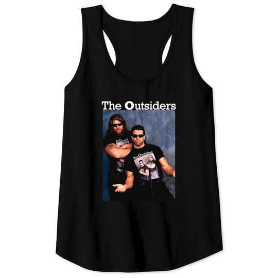 The Outsiders Scott Hall Razor Ramon Bad Guy RIP Tank Tops
