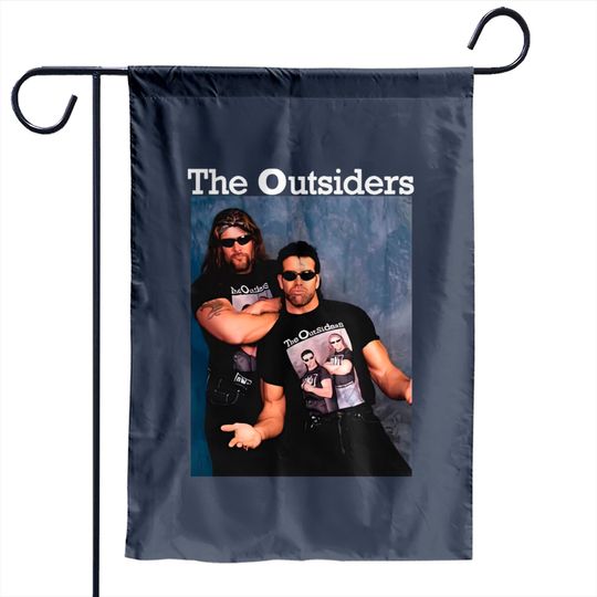 The Outsiders Scott Hall Razor Ramon Bad Guy RIP Garden Flags