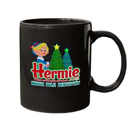 Hermie the Elf Dentistry - Rudolph The Red Nosed Reindeer - Mugs