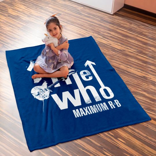 The Who Official Maximum R&B Tour Baby Blankets