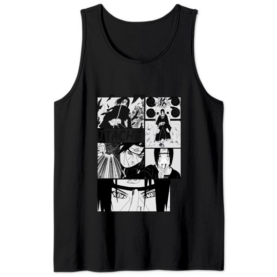 Itachi Uchiha Itachi Manga Panel Tank Tops