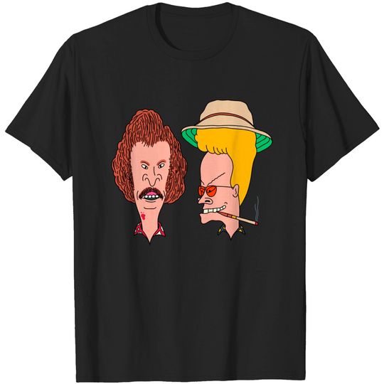 Beavis and Butthead in the style of Fear and Loathing in Las Vegas - Beavis And Butthead - T-Shirt