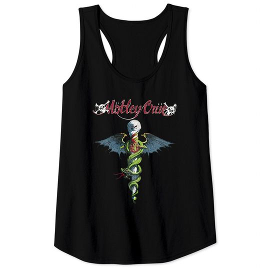 Motley Crue Rock Band Dr Feelgood Album Tank Tops
