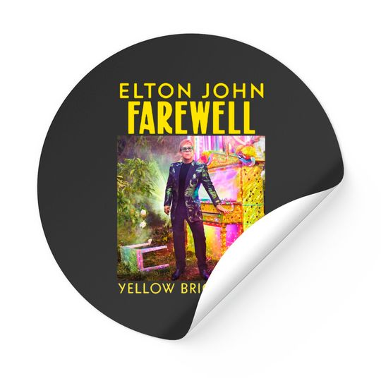 Elton John Farewell Tour 2022 Stickers