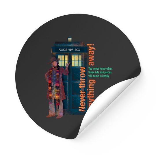 Dr. Quotes! - Dr Who Show - Stickers