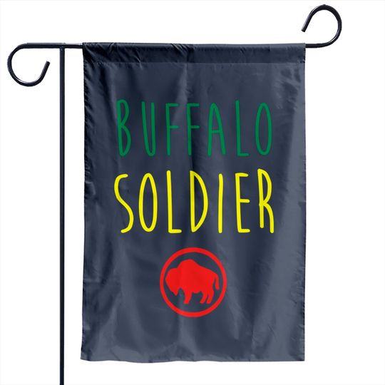 Buffalo Soldier Garden Flags