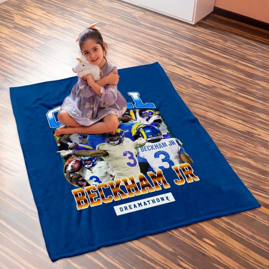 2022 Gifts Odell Beckham Jr American Football Baby Blankets